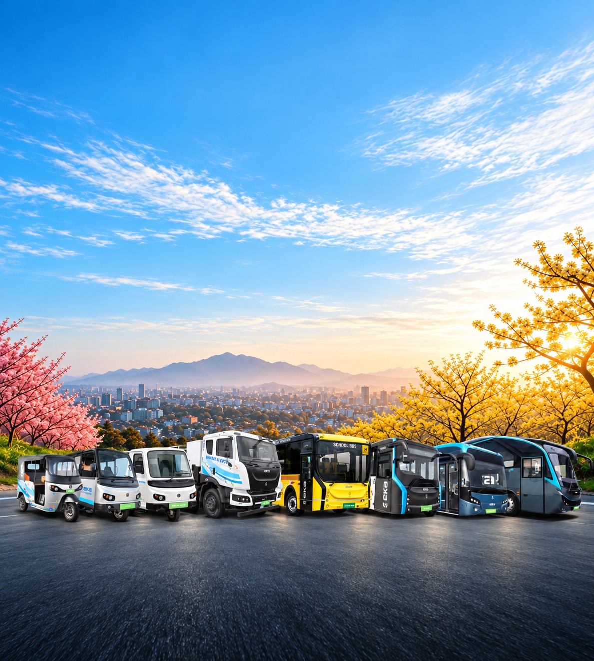 Ekata Motors electric vehicle range 1