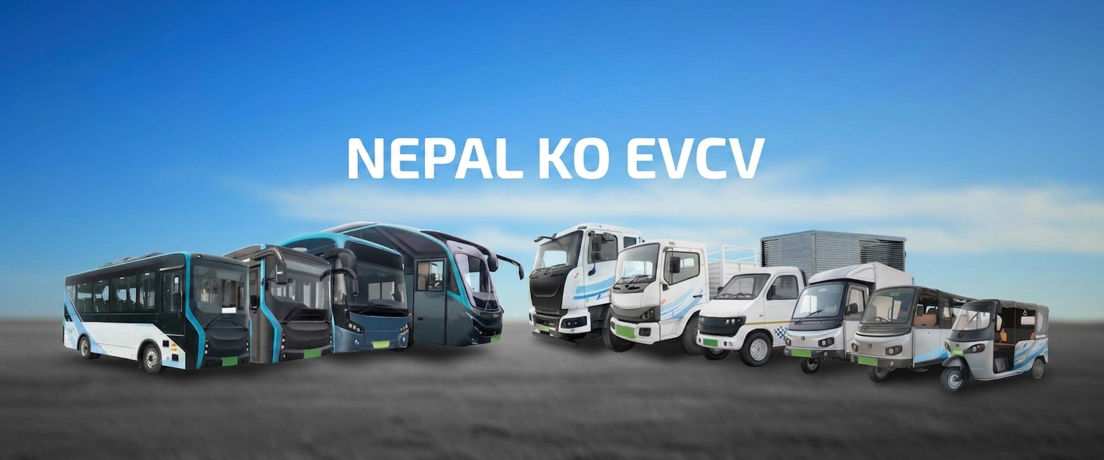 EKA electric buses, trucks and e-LCVs on the road in Nepal